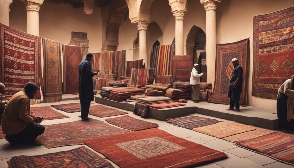 Importing Persian carpets to Africa